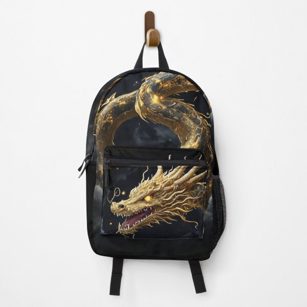 Item preview, Gold Asian Cosmic Dragon Chinese Lunar New Year designed and sold by Monkey Style Studios.
