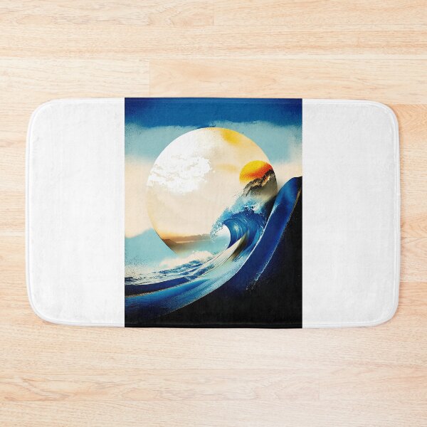 Item preview, Geometric abstract art in Japanese style designed and sold by BubblyDelight.