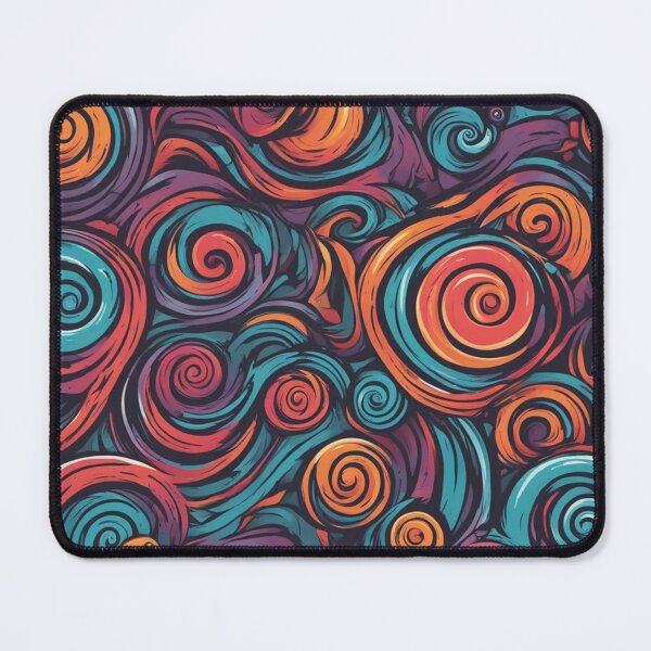 Item preview, Psychedelic Snail Trails, Cute, Abstract Digital Art designed and sold by Burn-Ego.