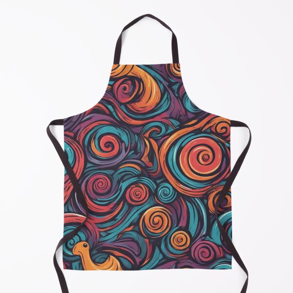 Item preview, Psychedelic Snail Trails, Cute, Abstract Digital Art designed and sold by Burn-Ego.