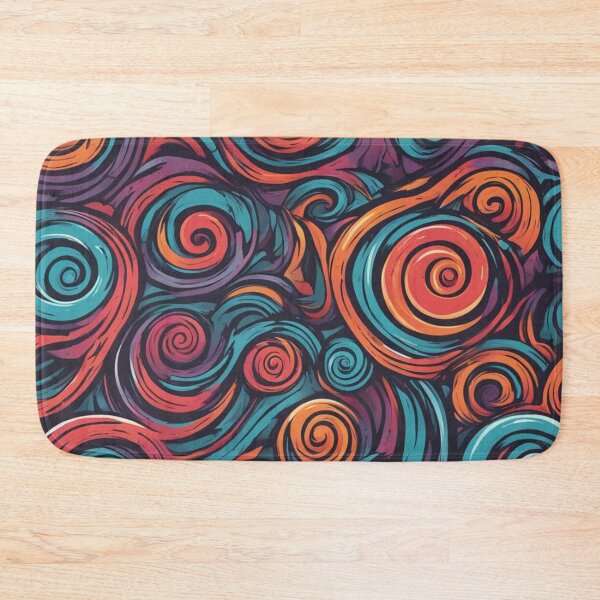 Item preview, Psychedelic Snail Trails, Cute, Abstract Digital Art designed and sold by Burn-Ego.