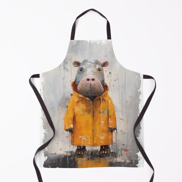 Item preview, Hippo in Raincoat designed and sold by Konkam.