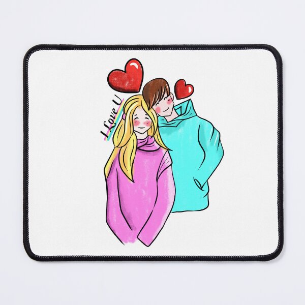 Item preview, Lovely Couple For Valentine day designed and sold by TeaTimeQueens.