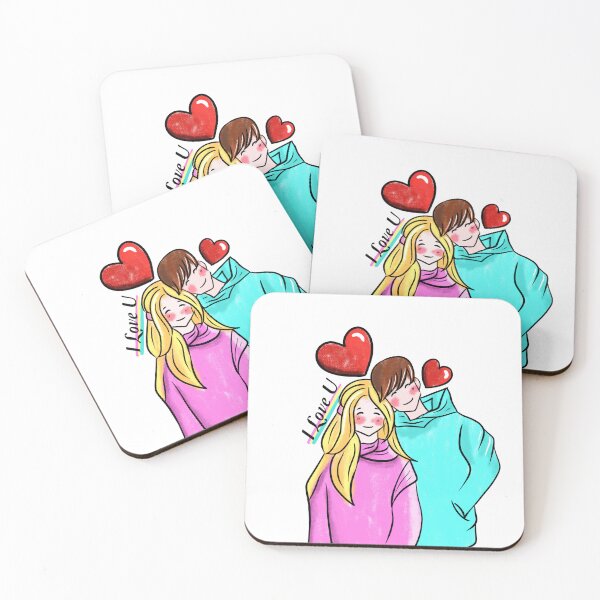 Item preview, Lovely Couple For Valentine day designed and sold by TeaTimeQueens.