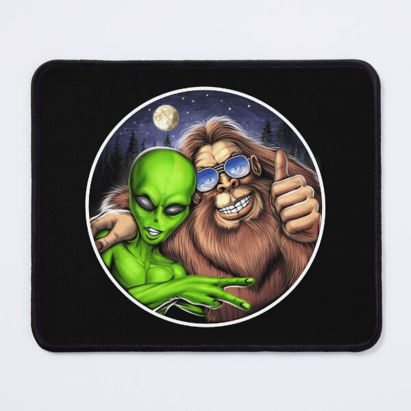 Item preview, Bigfoot and Alien designed and sold by underheaven.