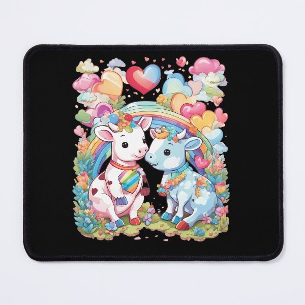Item preview, Rainbow Lover Cow designed and sold by macadolie.