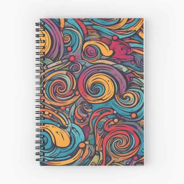 Item preview, Colorful Snail Trails, Cute, Abstract Digital Art designed and sold by Burn-Ego.
