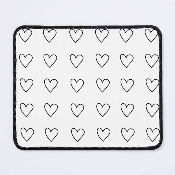 Item preview, 25 Minimalistic White or Transparent Hearts Set designed and sold by posterful.