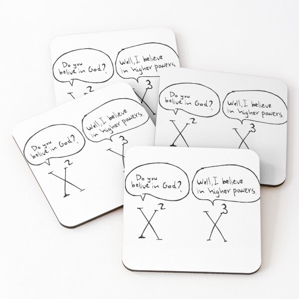 Item preview, Math joke about higher powers designed and sold by Cosmic-2.