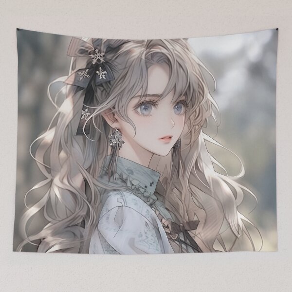 Item preview, Elegant Victorian Maiden Anime Girl designed and sold by bubblegoth.