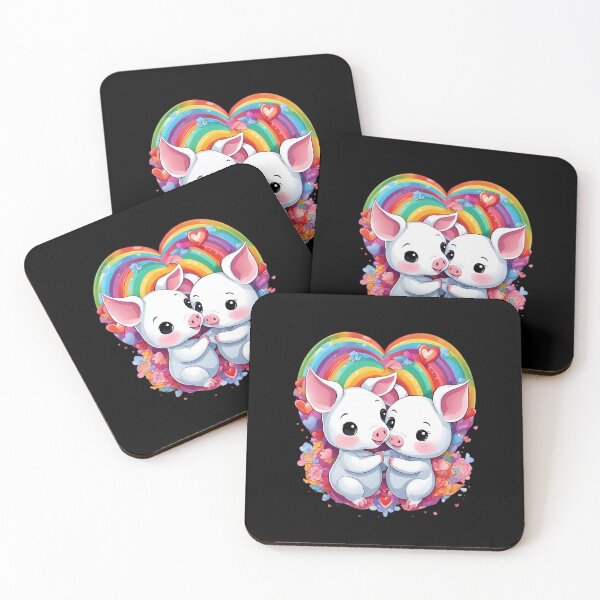 Item preview, Love Rainbow Baby Pig designed and sold by macadolie.