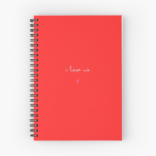 Item preview, 'I Love Us' - Romantic White Script & Pink Heart Design! designed and sold by Kristalin Glass.