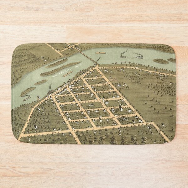 Item preview, Prairie du Sac, Wisconsin (1870) designed and sold by allhistory.