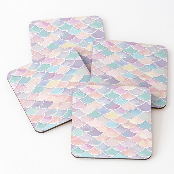 Item preview, Pastel Fantasy Mermaid Scales Pattern designed and sold by StellarSpectrum.