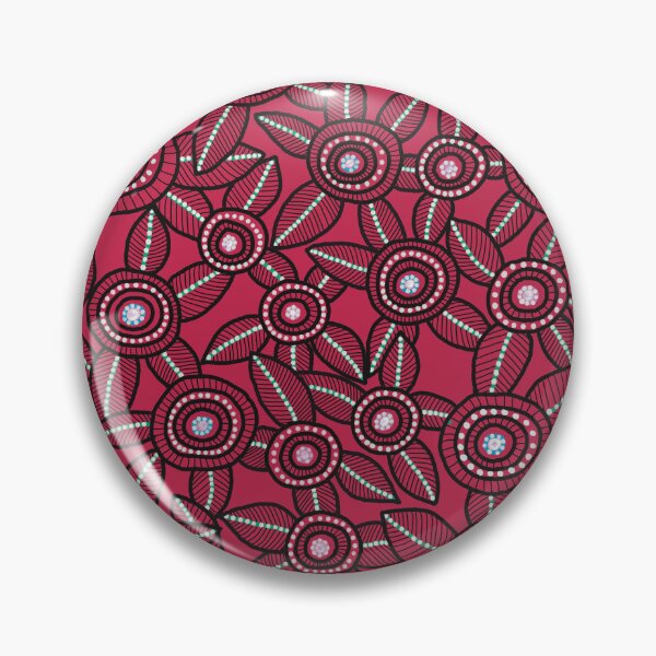 Item preview, NO AI ! Red Dot Art Flowers  designed and sold by ManonElmendorp.