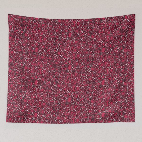Item preview, NO AI ! Red Dot Art Flowers  designed and sold by ManonElmendorp.