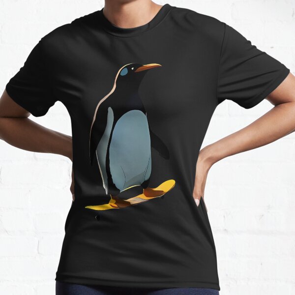 Item preview, Penguin skating under the full moon designed and sold by G4RGU.
