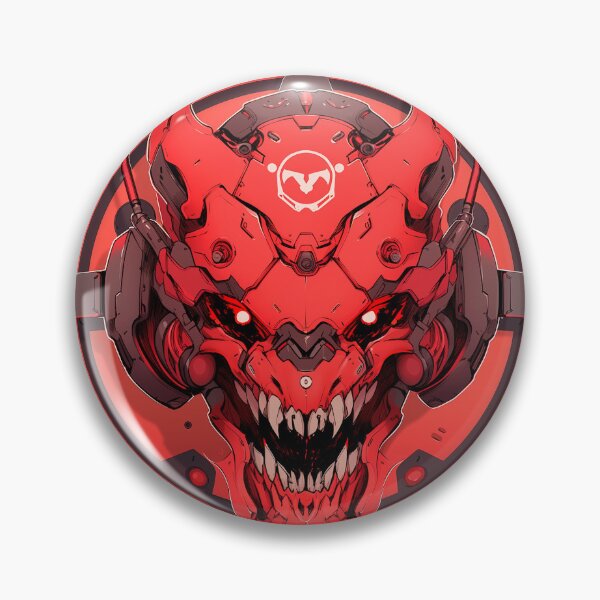 Item preview, Sticker Mech demon or mech monster designed and sold by MisterGreenDeer.