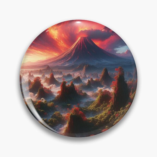 Item preview, Volcano landscape designed and sold by ready-made.