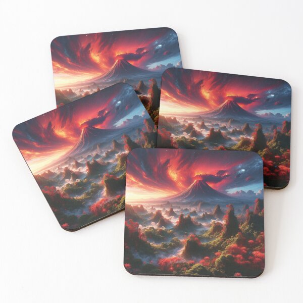 Item preview, Volcano landscape designed and sold by ready-made.