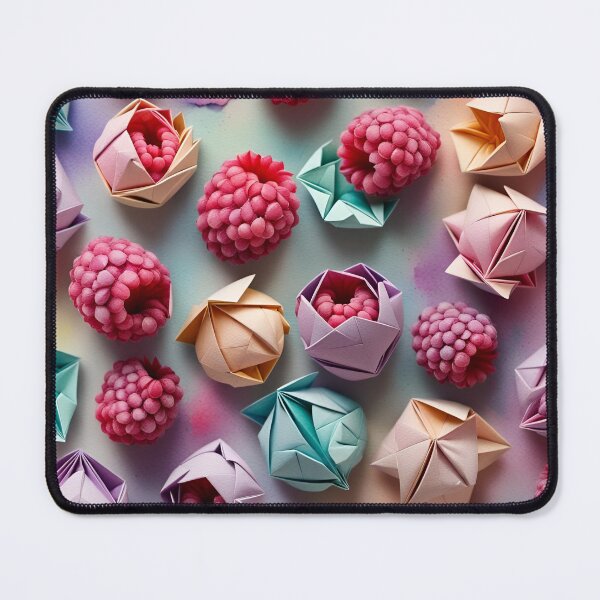 Item preview, Origami Raspberries Pattern designed and sold by ShaViArt.