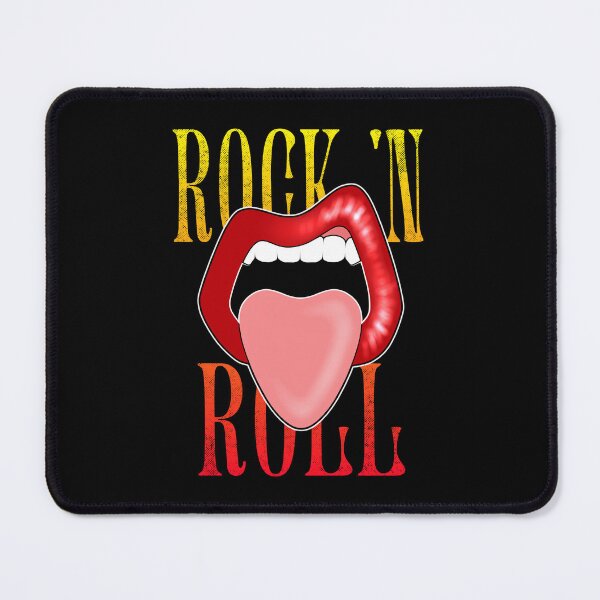 Item preview, Rock And Roll Red Lips Tongue Sticking Out designed and sold by ObsidianDaz.