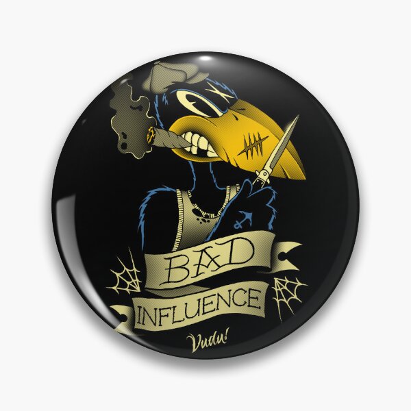 Item preview, Bad Influence Crow colored designed and sold by Vudu! ⚡ Studio.