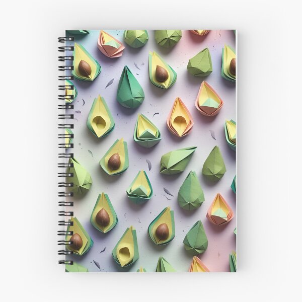 Item preview, Origami Avocado Pattern designed and sold by ShaViArt.