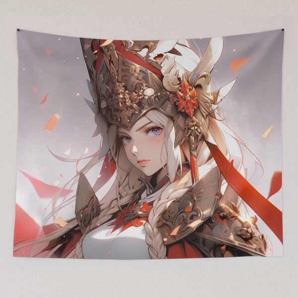 Item preview, Valiant Warrior Queen Anime Girl designed and sold by bubblegoth.