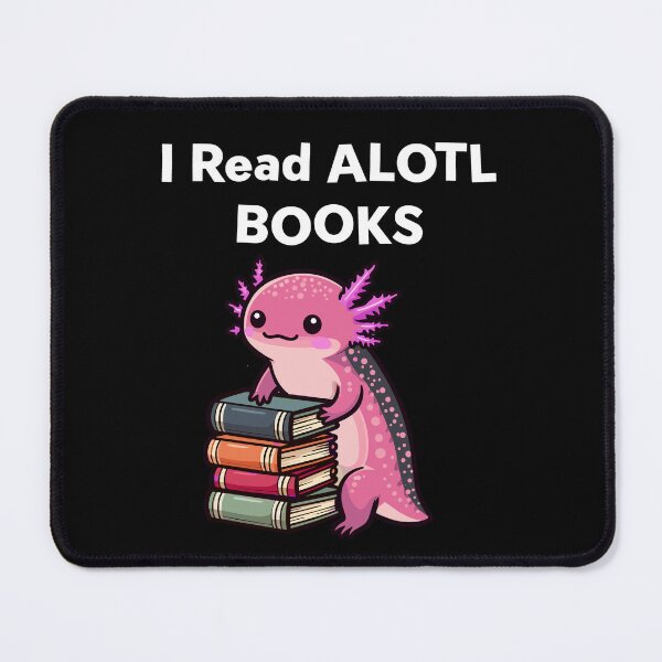 Item preview, Kawaii Axolotl Book Lover designed and sold by DinoKate.