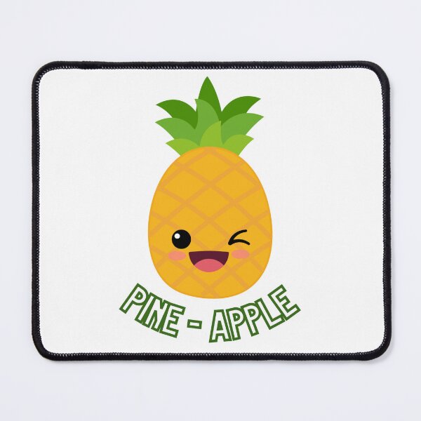 Item preview, Cute Winking Pineapple with Spelling Help designed and sold by HanaiPrint.