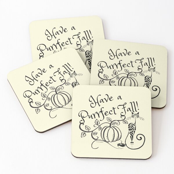 Item preview, A Purrfect Fall - Cream designed and sold by DarkGreenSoul.