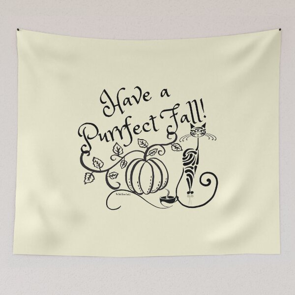 Item preview, A Purrfect Fall - Cream designed and sold by DarkGreenSoul.