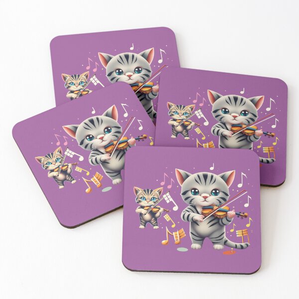 Item preview, Violin Playing Cat's designed and sold by box-artshop.