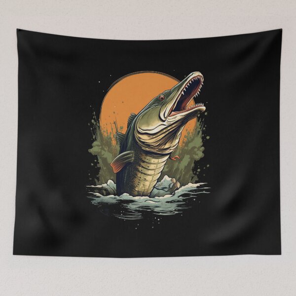 Item preview, Pike Fish designed and sold by MG-MagicGallery.