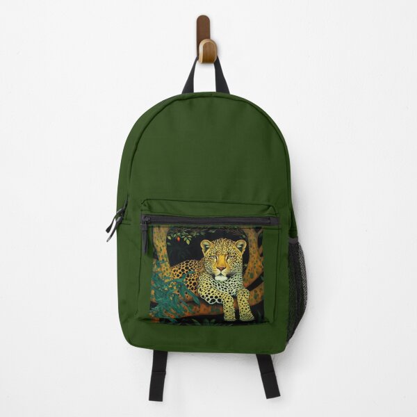 Item preview, A beautiful leopard in a grove of tropical plants. designed and sold by Natalia-Vlad.