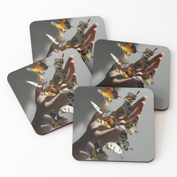 Item preview, Human Touch and Insect Life, A Hand full of butterflies designed and sold by TrueType.