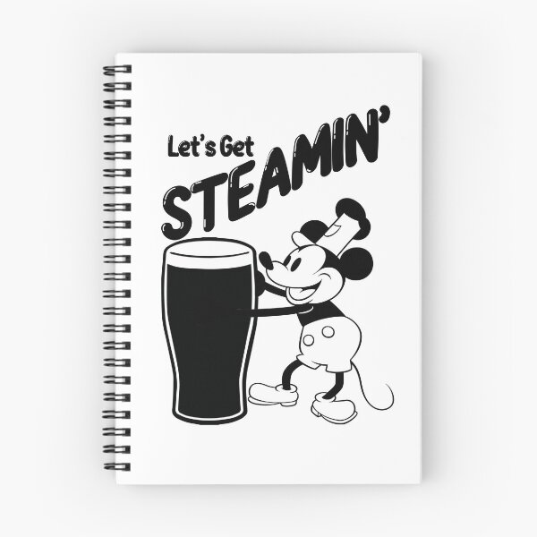 Item preview, Steamboat Willie - Let's Get Steamin' designed and sold by REAL IRISH GIFTS.