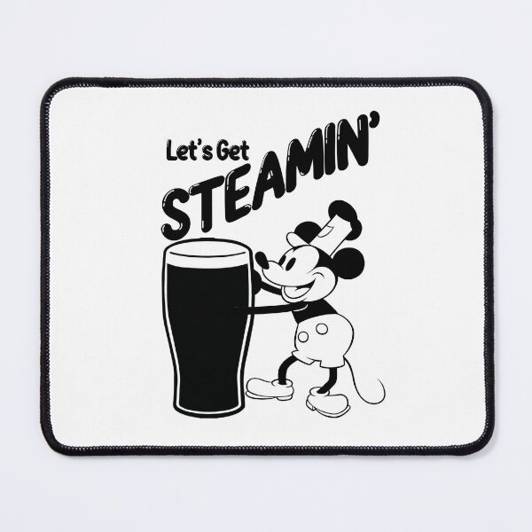 Item preview, Steamboat Willie - Let's Get Steamin' designed and sold by REAL IRISH GIFTS.