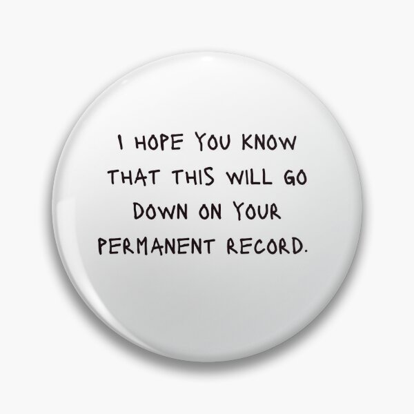 Item preview, Kiss Off-I hope you know this will go down on your permanent record designed and sold by KLWBDesigns.