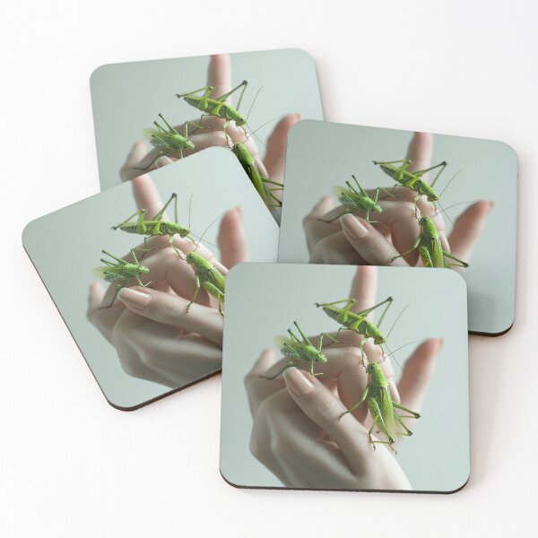 Item preview, Human Touch and Insect Life, A Hand full of Grasshoppers designed and sold by TrueType.