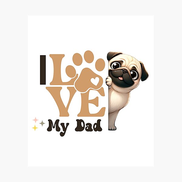 Artikel-Vorschau von Ich liebe die Bulldoggen meines Vaters, designt und verkauft von PRINYOS.