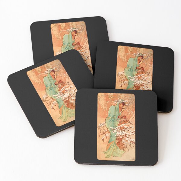 Item preview, Aphonse Mucha Winter designed and sold by lachataigne.