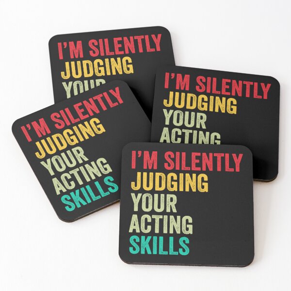 Item preview, Acting Lovers Gift, Funny I'm Silently Judging Your Acting Skills designed and sold by vzrnmichsudops.