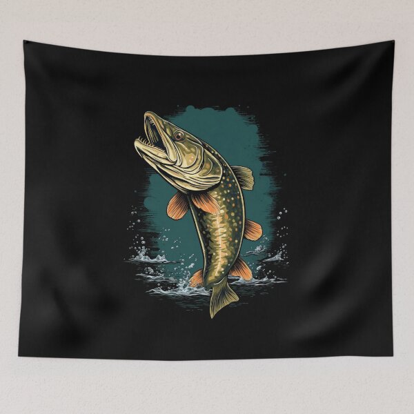 Item preview, Pike Fish designed and sold by MG-MagicGallery.