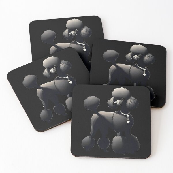 Item preview, Poodle Silhouette Art Elegant Dog Lover's Delight designed and sold by ChicTrendz.