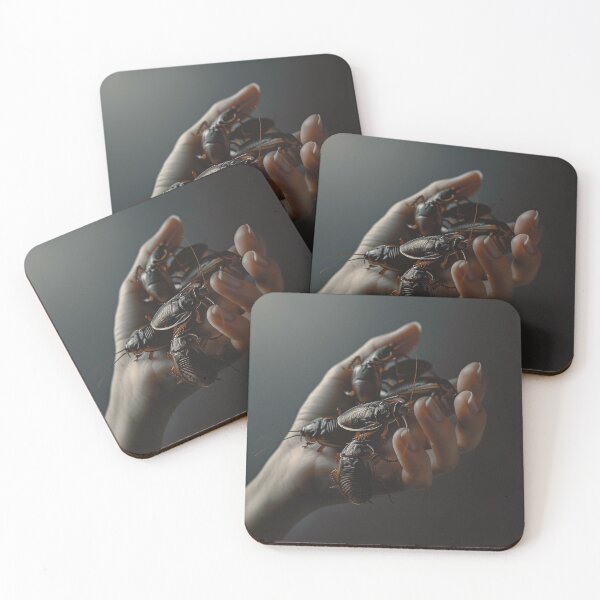 Item preview, Human Touch and Insect Life, A Hand full of Cockroaches designed and sold by TrueType.