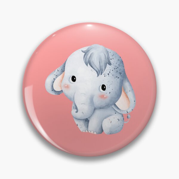 Item preview, Cuteness Unleashed: Kawaii Elephant Collection designed and sold by Wise-Geek.