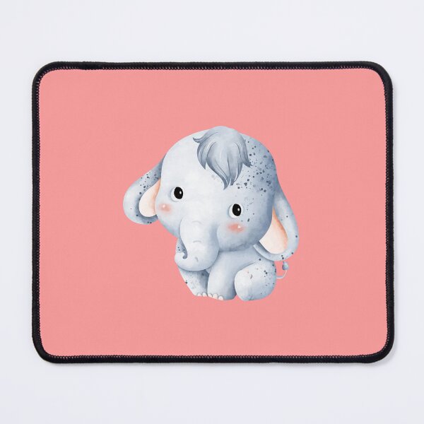 Item preview, Cuteness Unleashed: Kawaii Elephant Collection designed and sold by Wise-Geek.