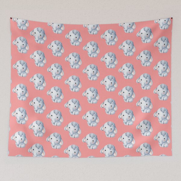 Item preview, Cuteness Unleashed: Kawaii Elephant Collection designed and sold by Wise-Geek.